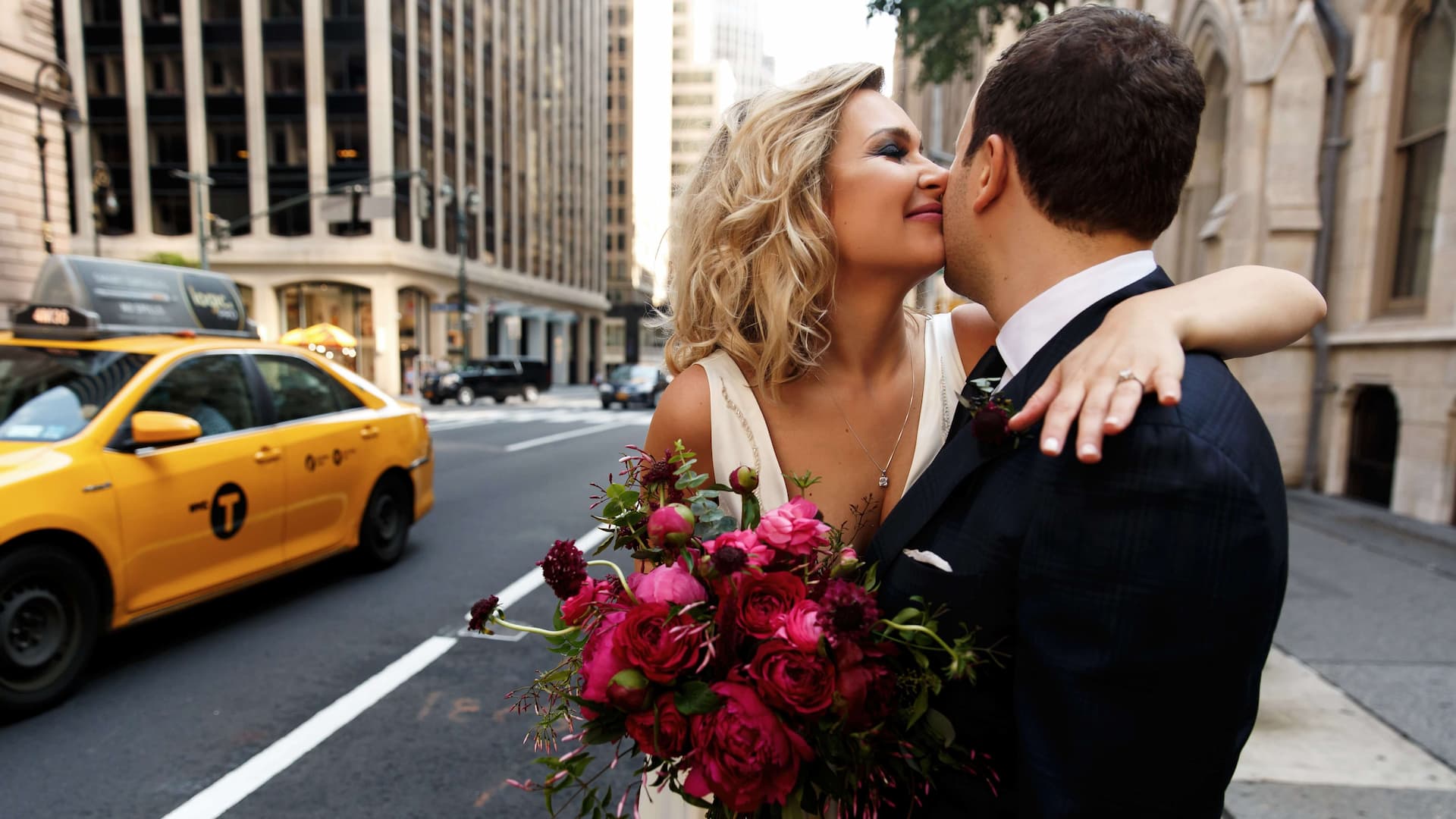 Millennial couple getting married with a prenuptial agreement