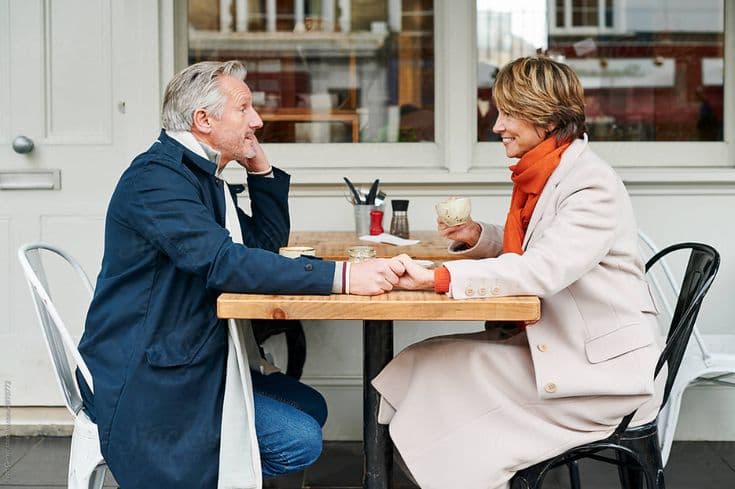 couple discussing prenups and debt
